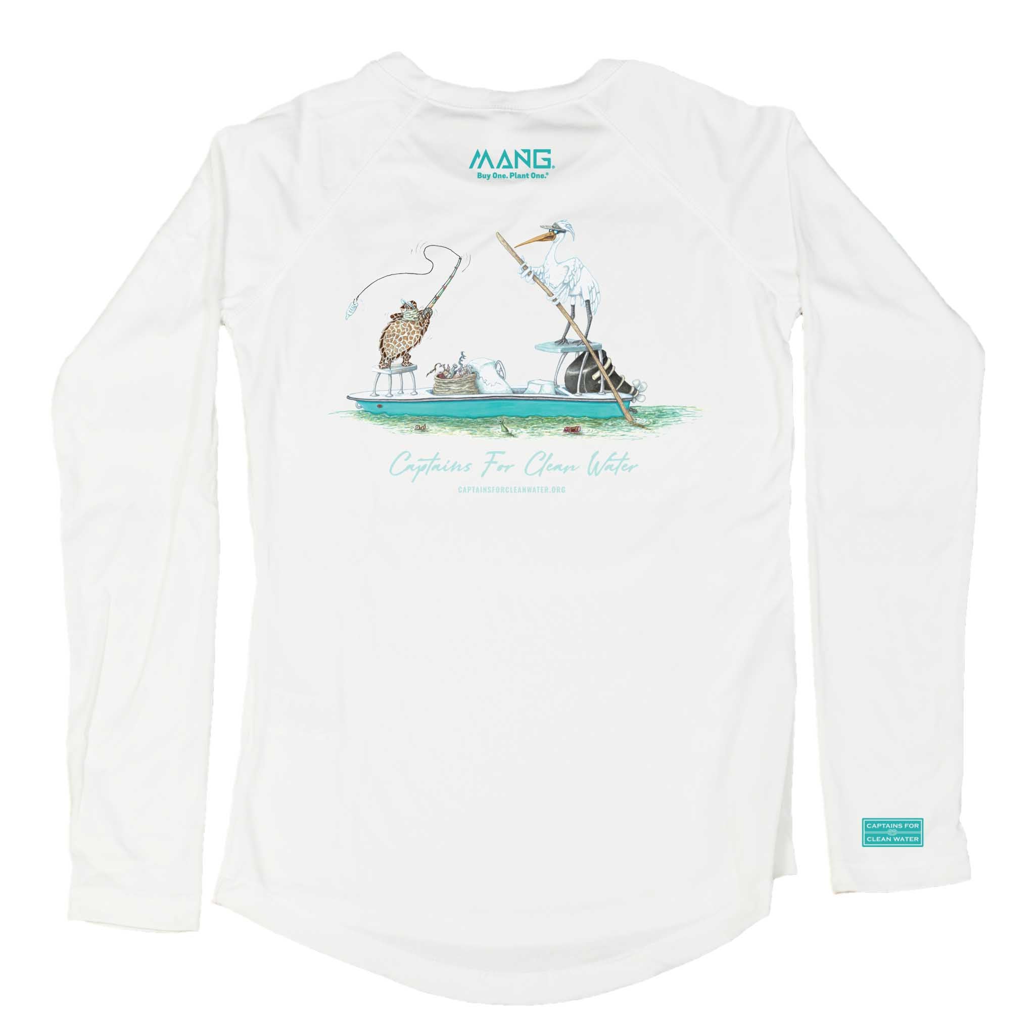 MANG Captain Cleanwater - Women's - LS - XS-White