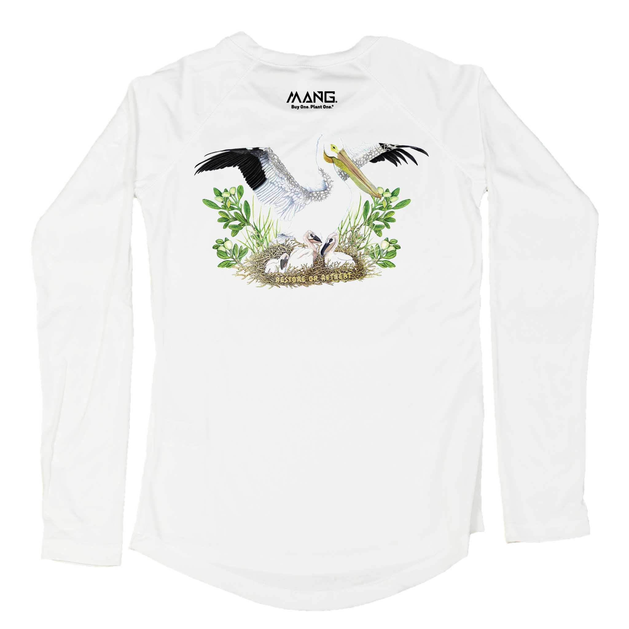 MANG White Pelican MANG - Women's - LS - XS-White