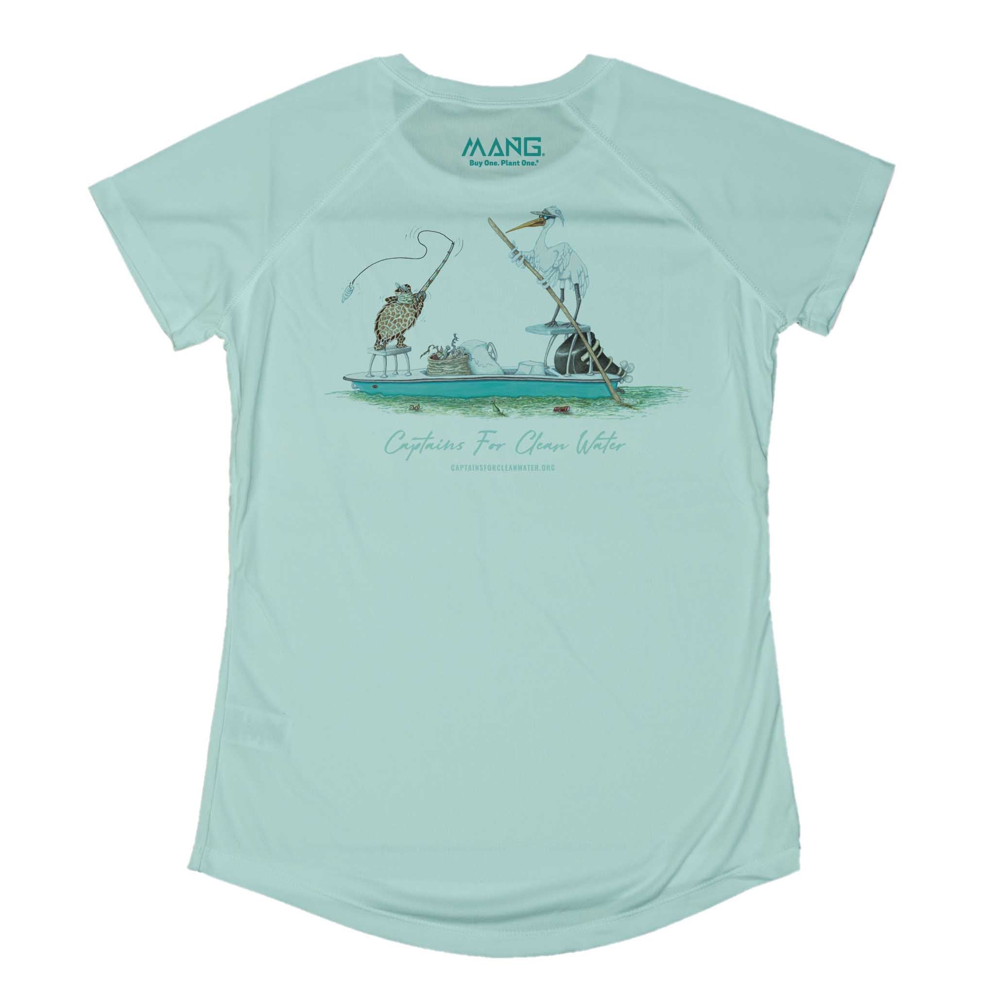 MANG Captain Cleanwater - Women's - SS - XS-Seagrass