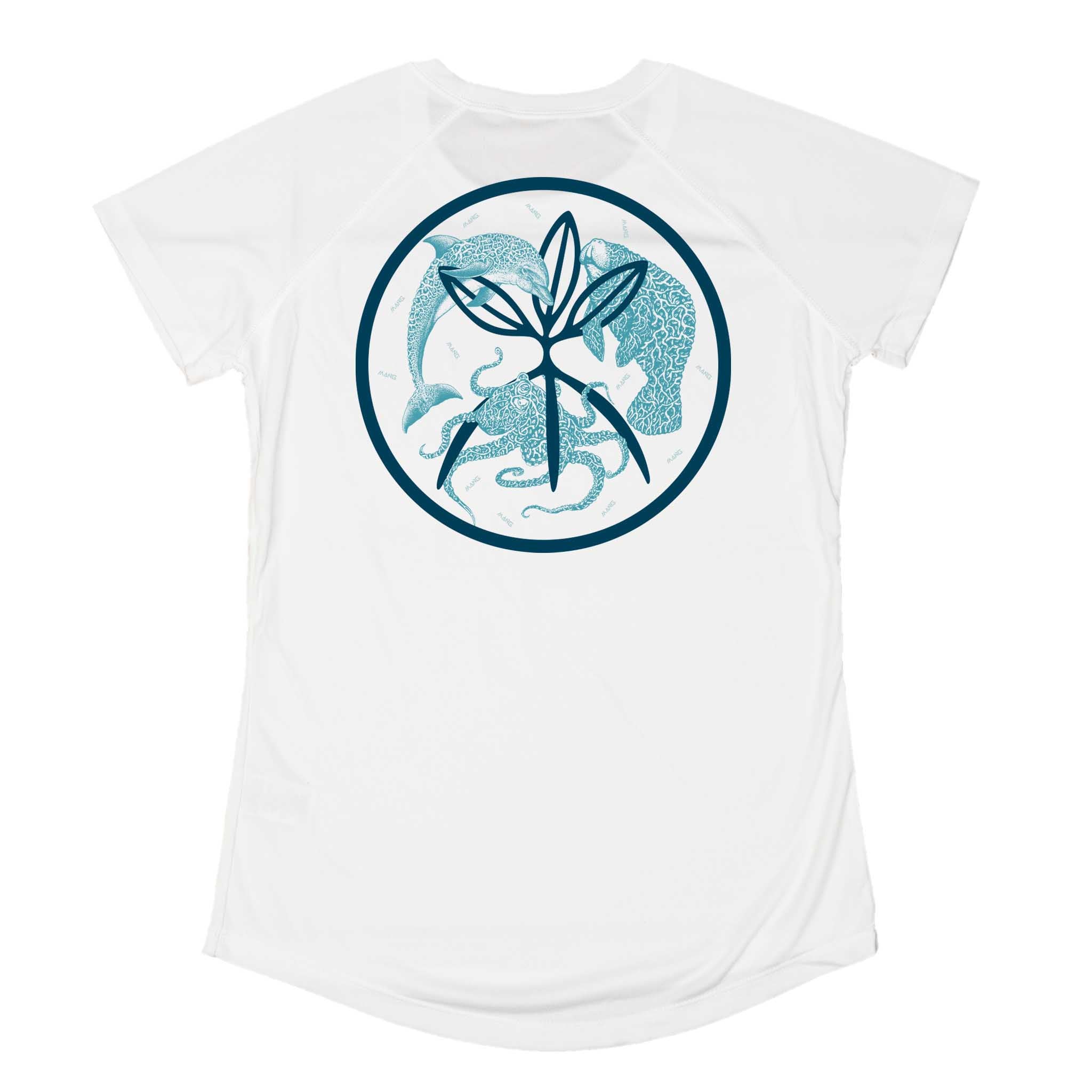 MANG Tri Leaf Fam MANG - Women's - SS - XS-White