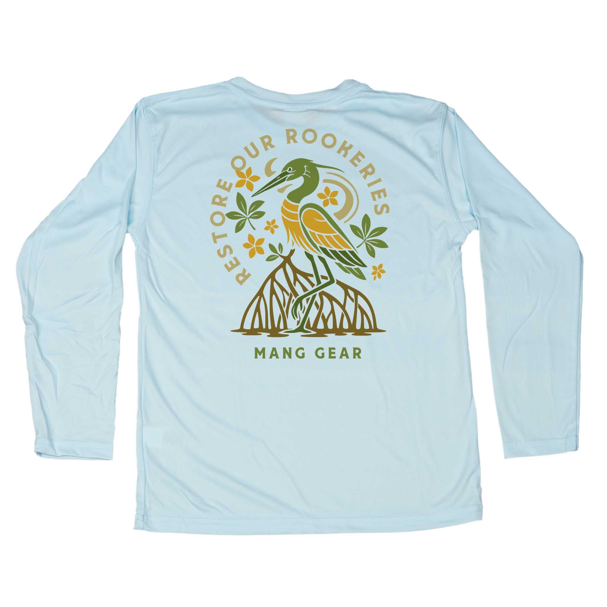 MANG Restore Our Rookeries Heron Toddler - 2T-Arctic Blue
