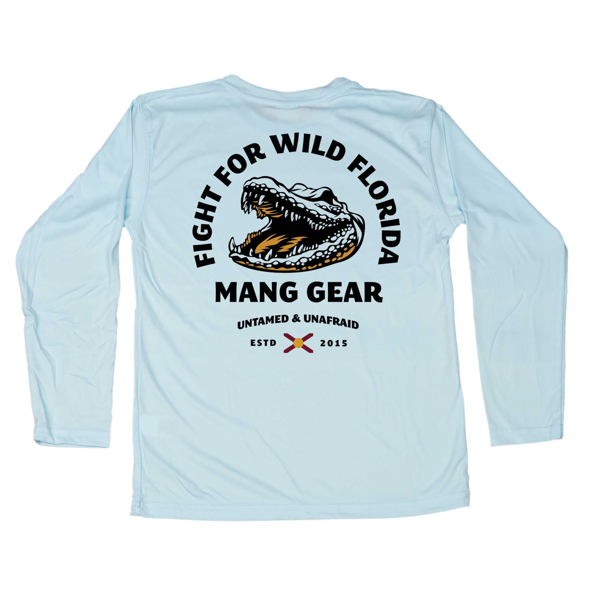 MANG Fight For Wild Florida Gator Toddler - 2T-Arctic Blue