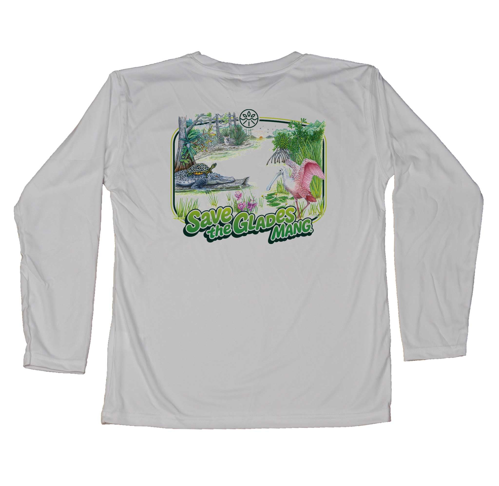 MANG Save the Glades MANG - Youth - YS-Pearl Gray
