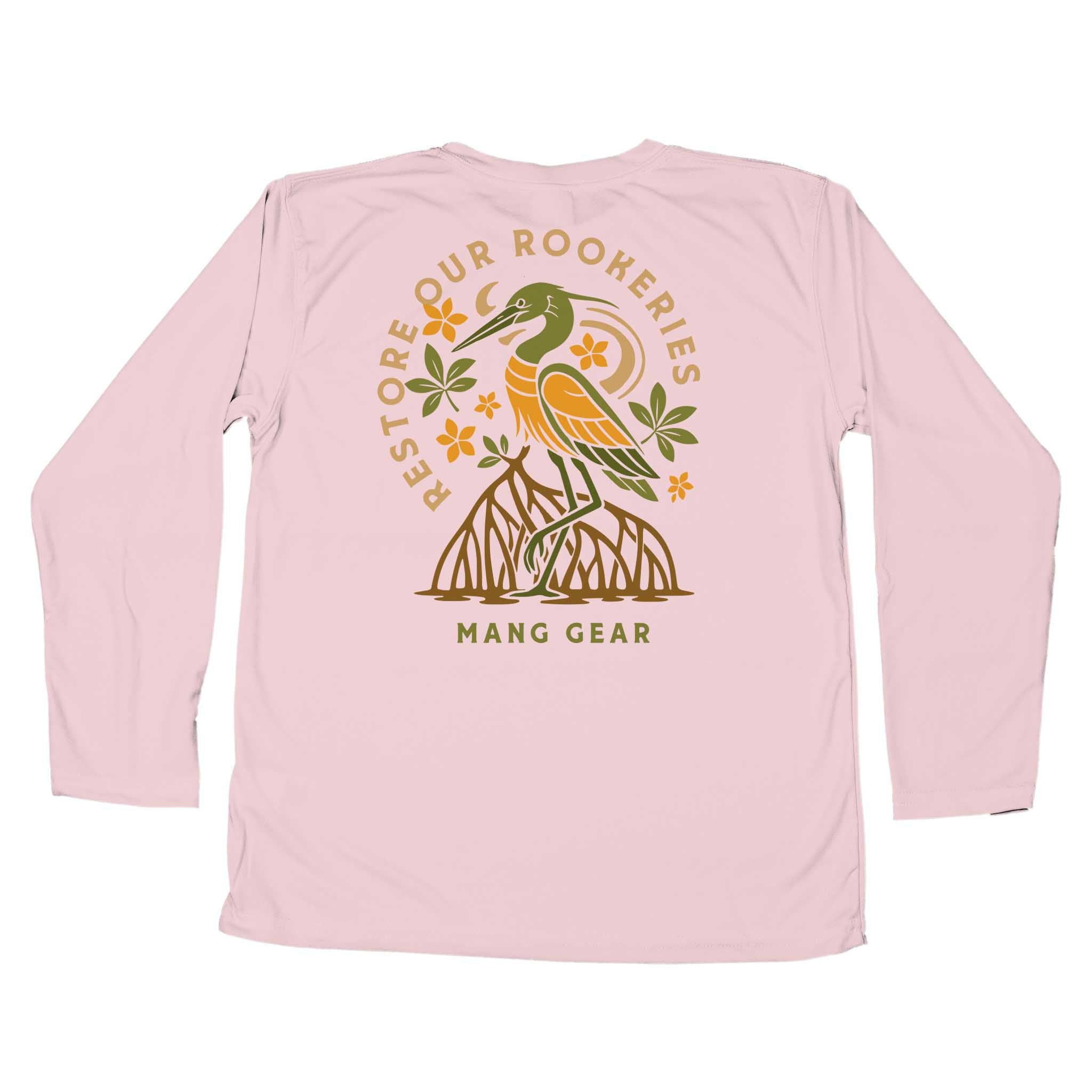 MANG Restore Our Rookeries Heron Toddler - 2T-Pink