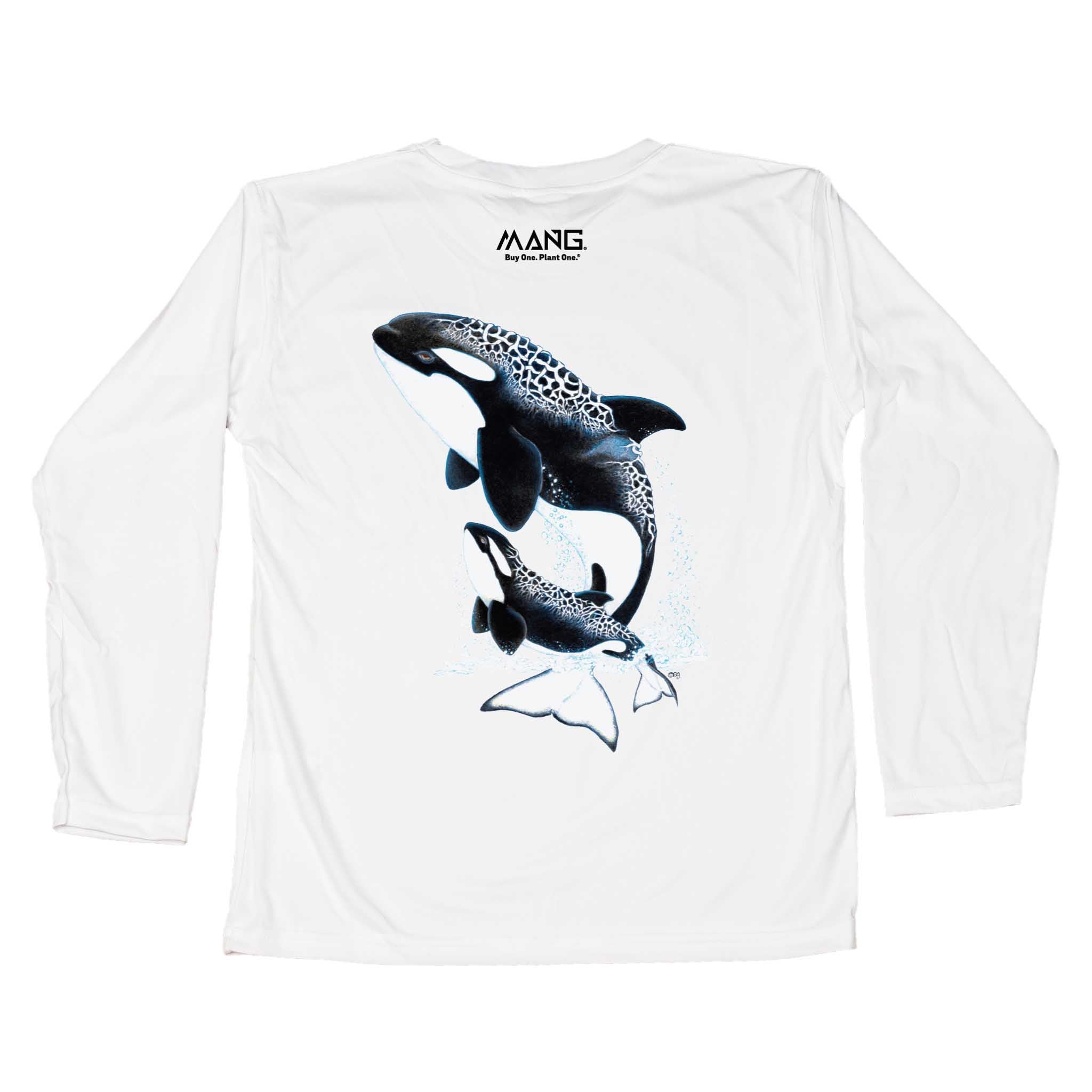 Toddler Orca Long Sleeve UPF 50 Sun Shirt | MANG Gear
