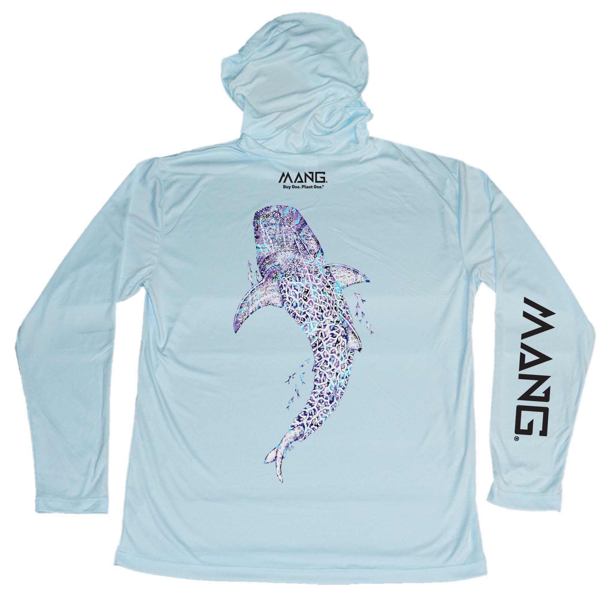 MANG Whale Shark MANG Hoodie - XS-Arctic Blue