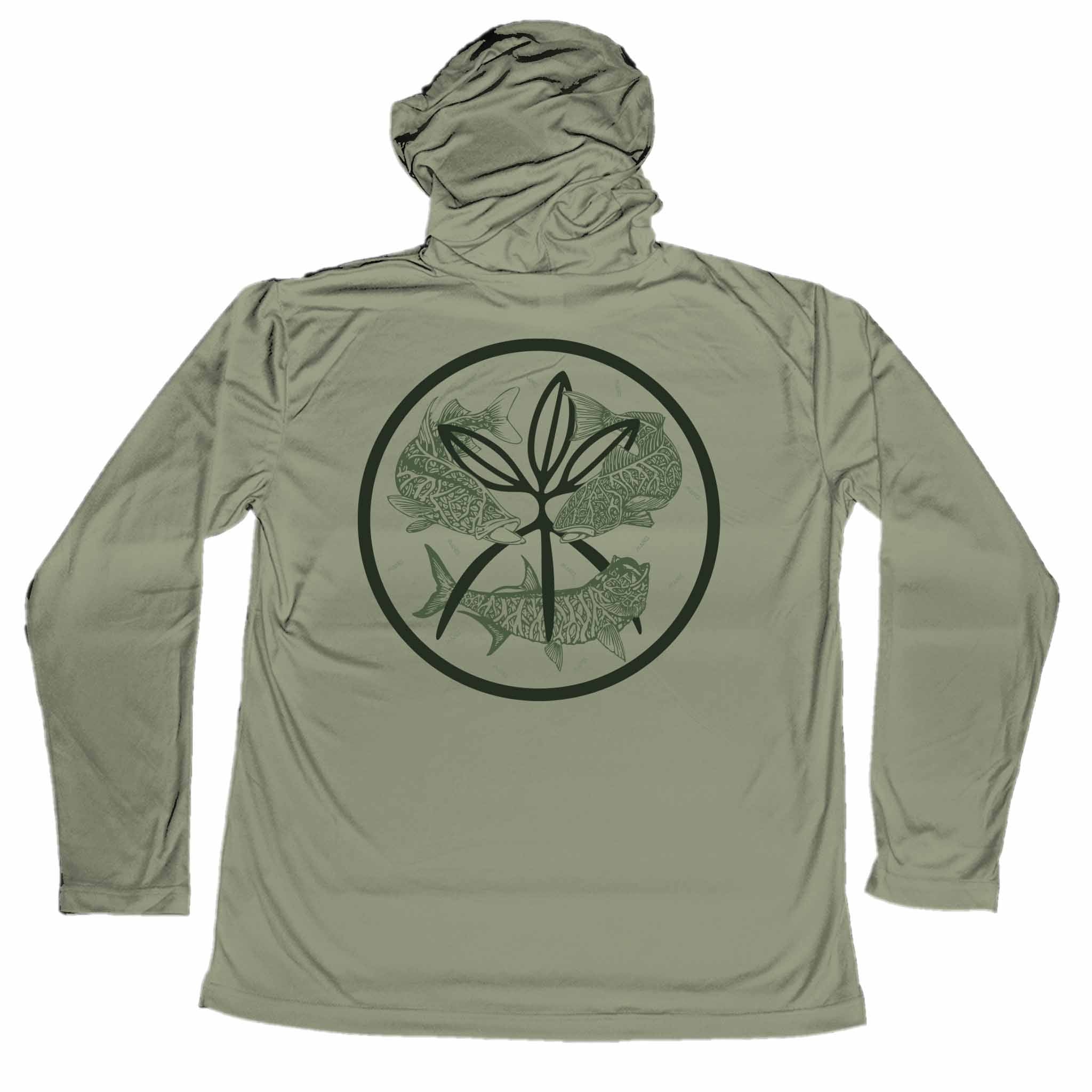 MANG Tri Leaf Slam MANG Eco Hoodie - XS-Olive Green