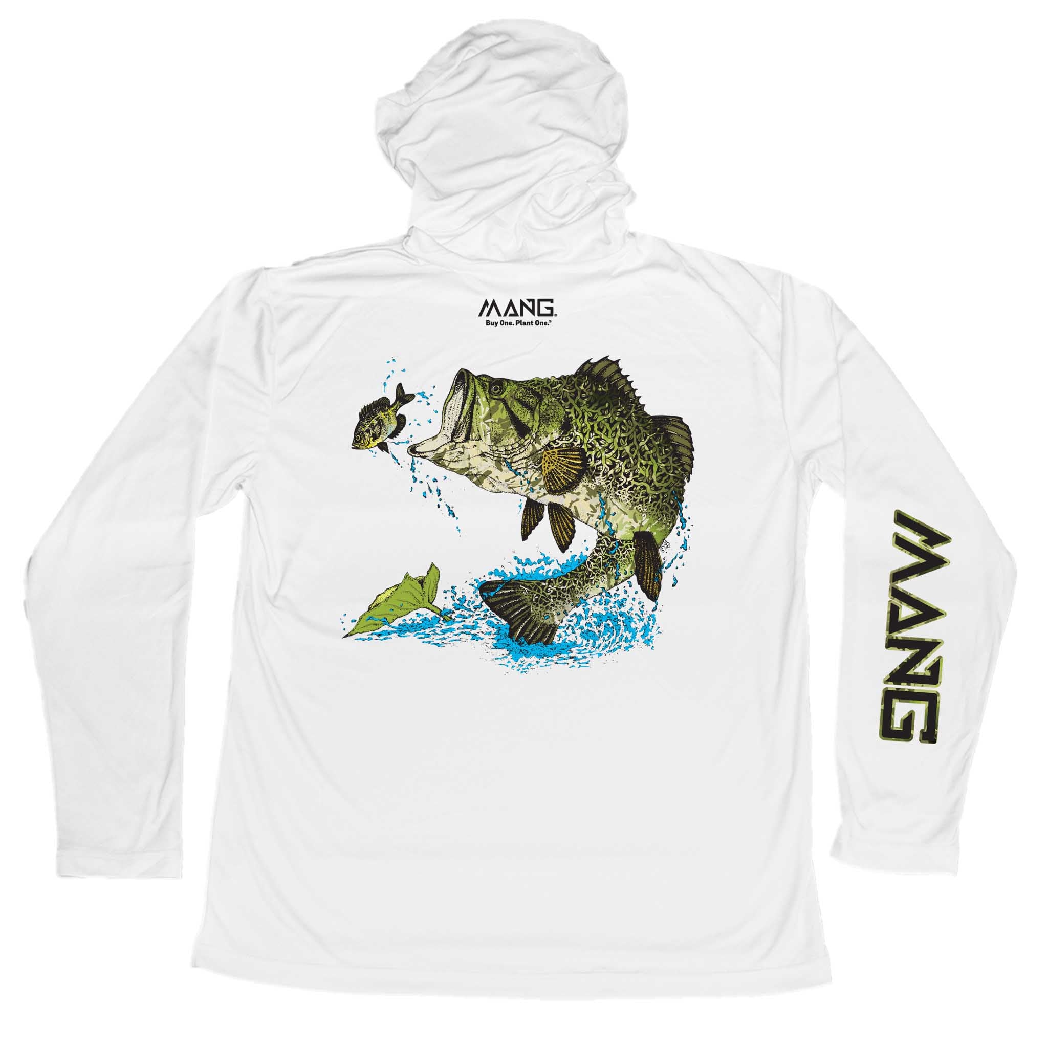 MANG Largemouth Bass MANG Hoodie - XS-White