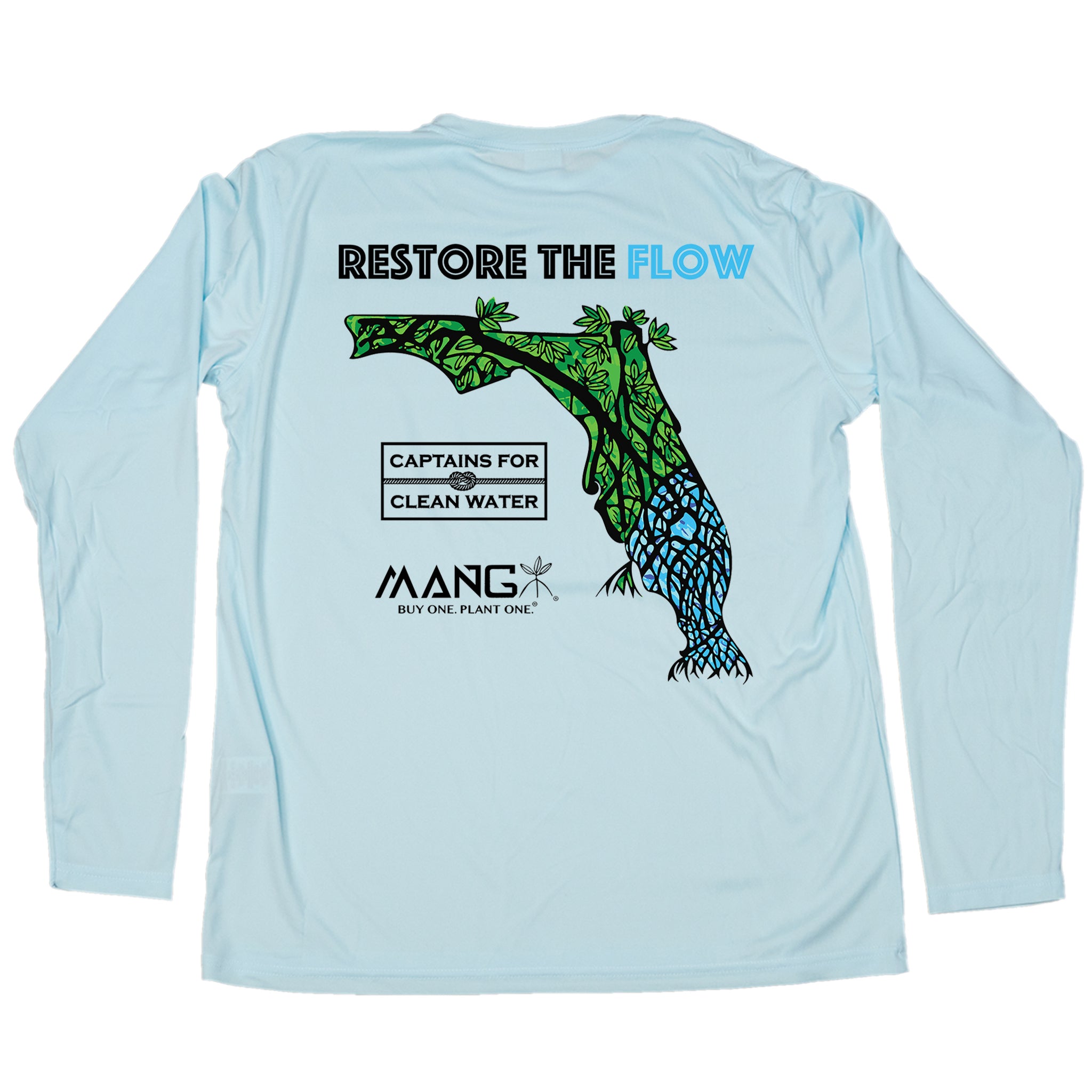 MANG Restore The Flow ™ - LS - XS-Arctic Blue