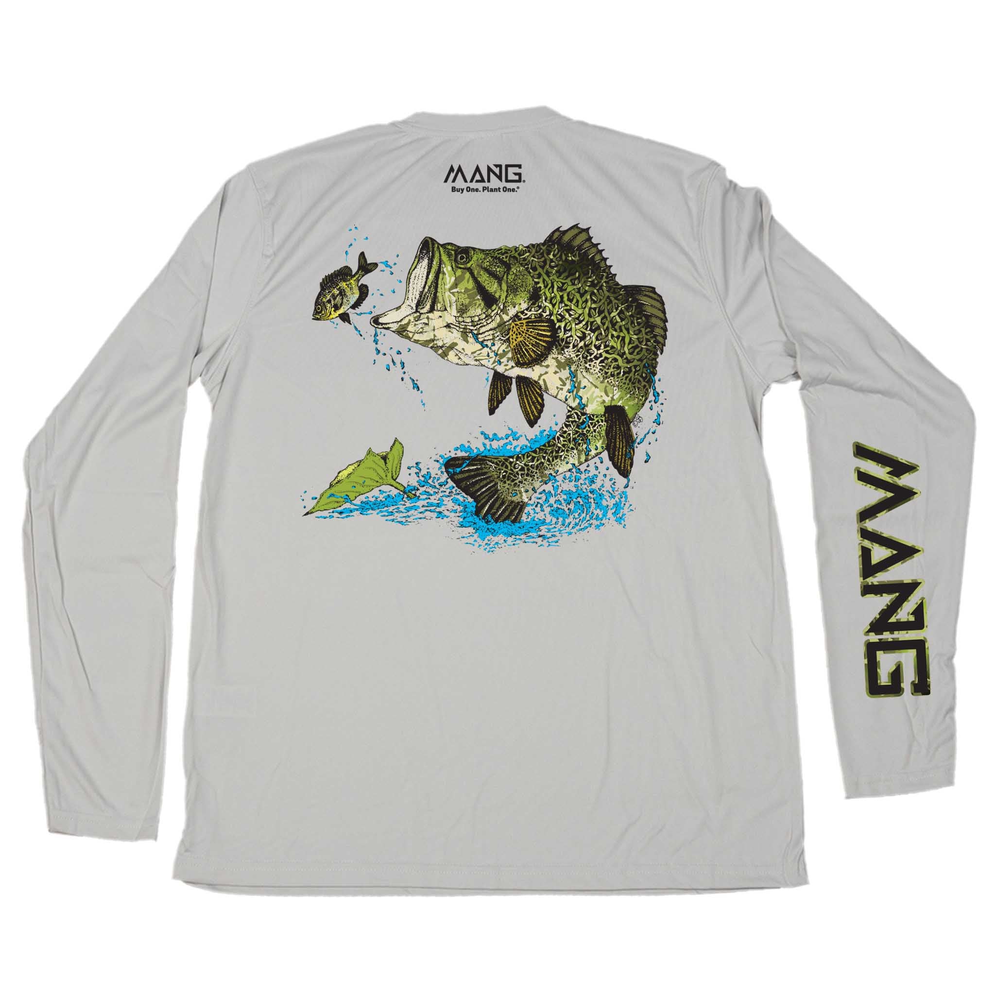 Men's Largemouth Bass Performance Longsleeve Shirt | MANG Gear