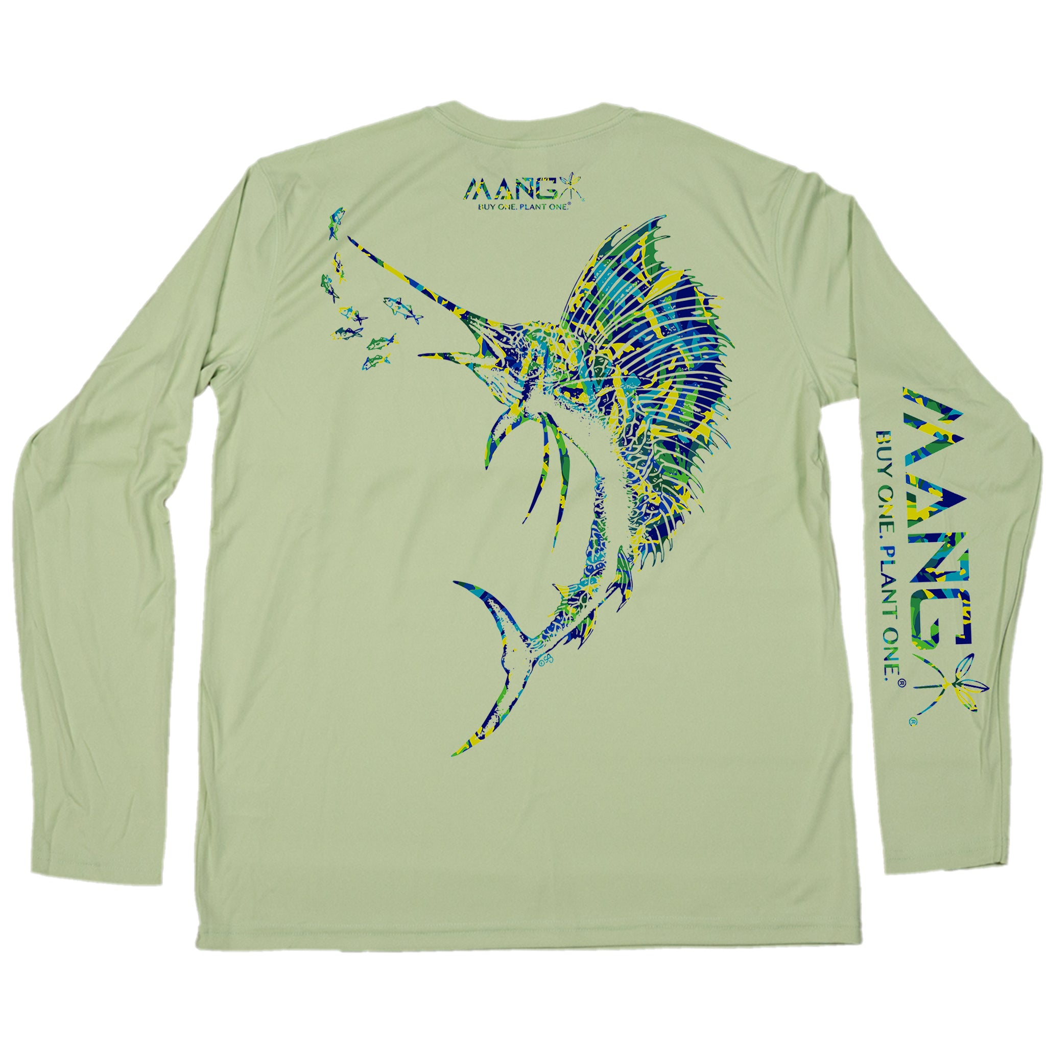 MANG Sailfish Blue Crush - LS - XS-Sage