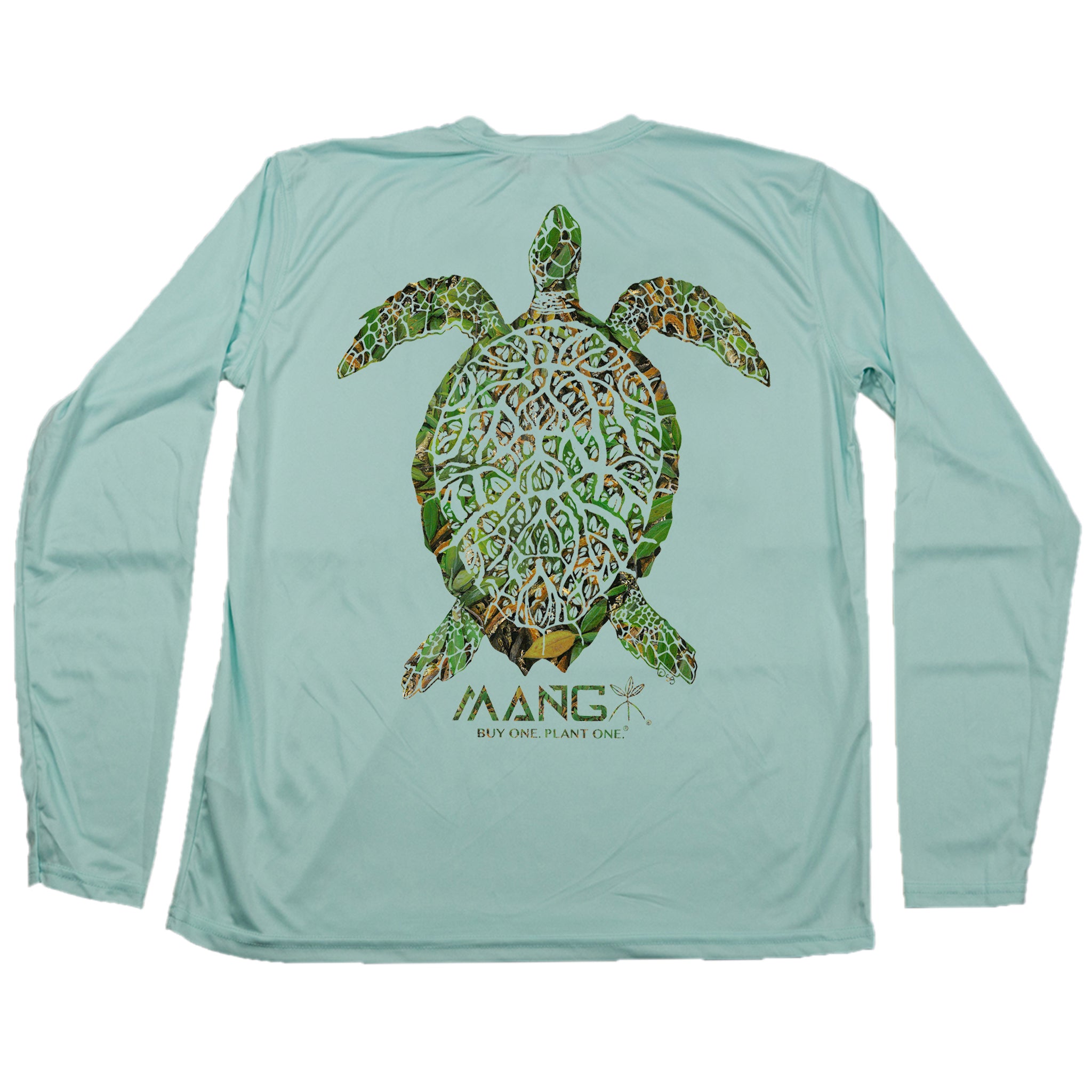 MANG Grassy Turtle - LS - XS-Seagrass