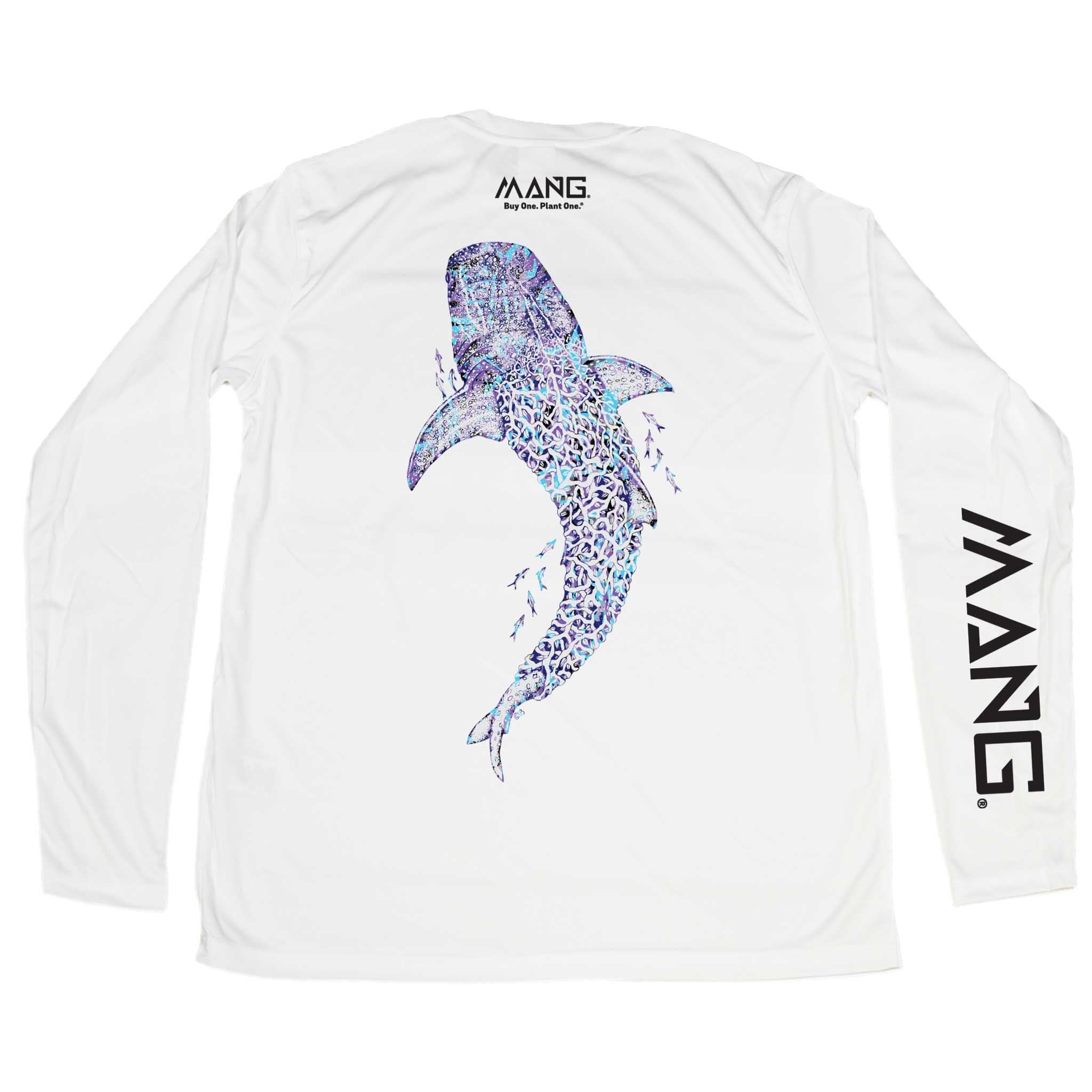 MANG Whale Shark MANG - LS - XS-White