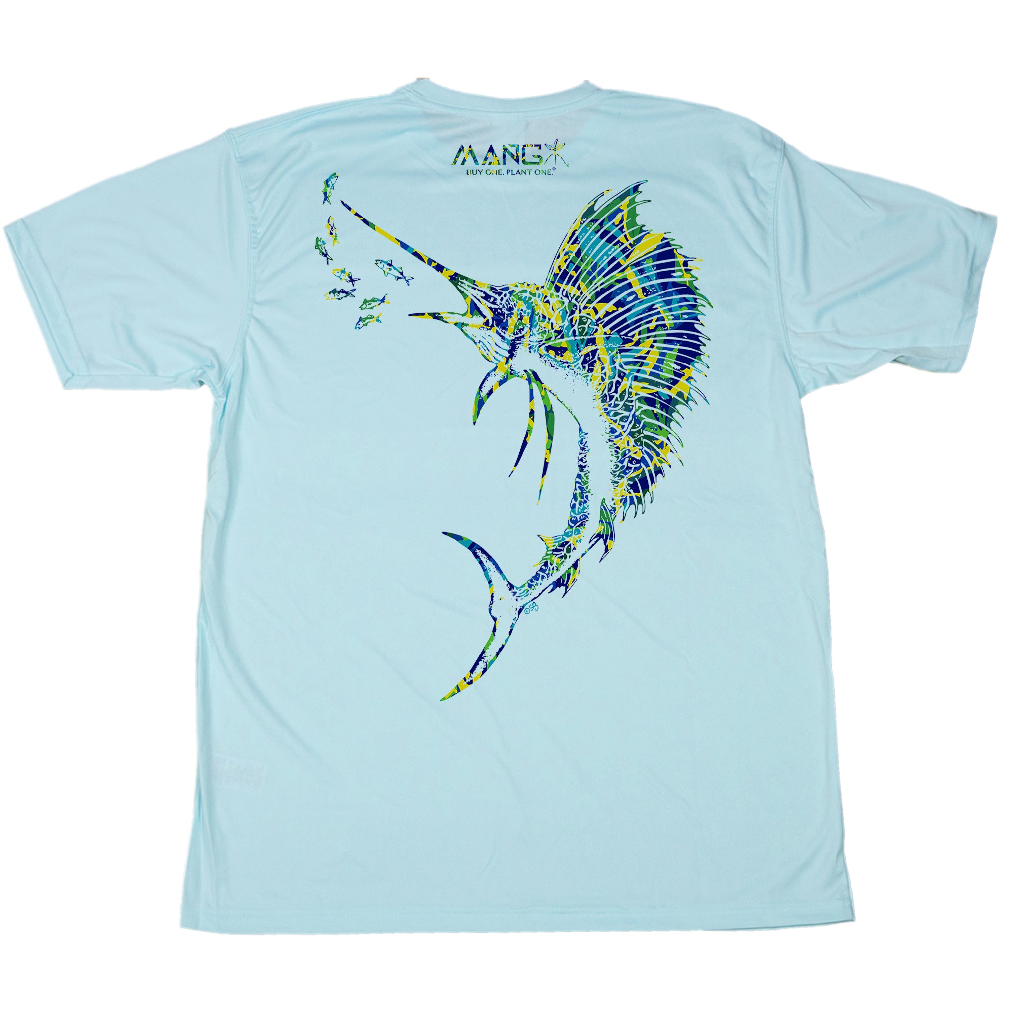 MANG Sailfish Blue Crush - SS - XS-Arctic Blue