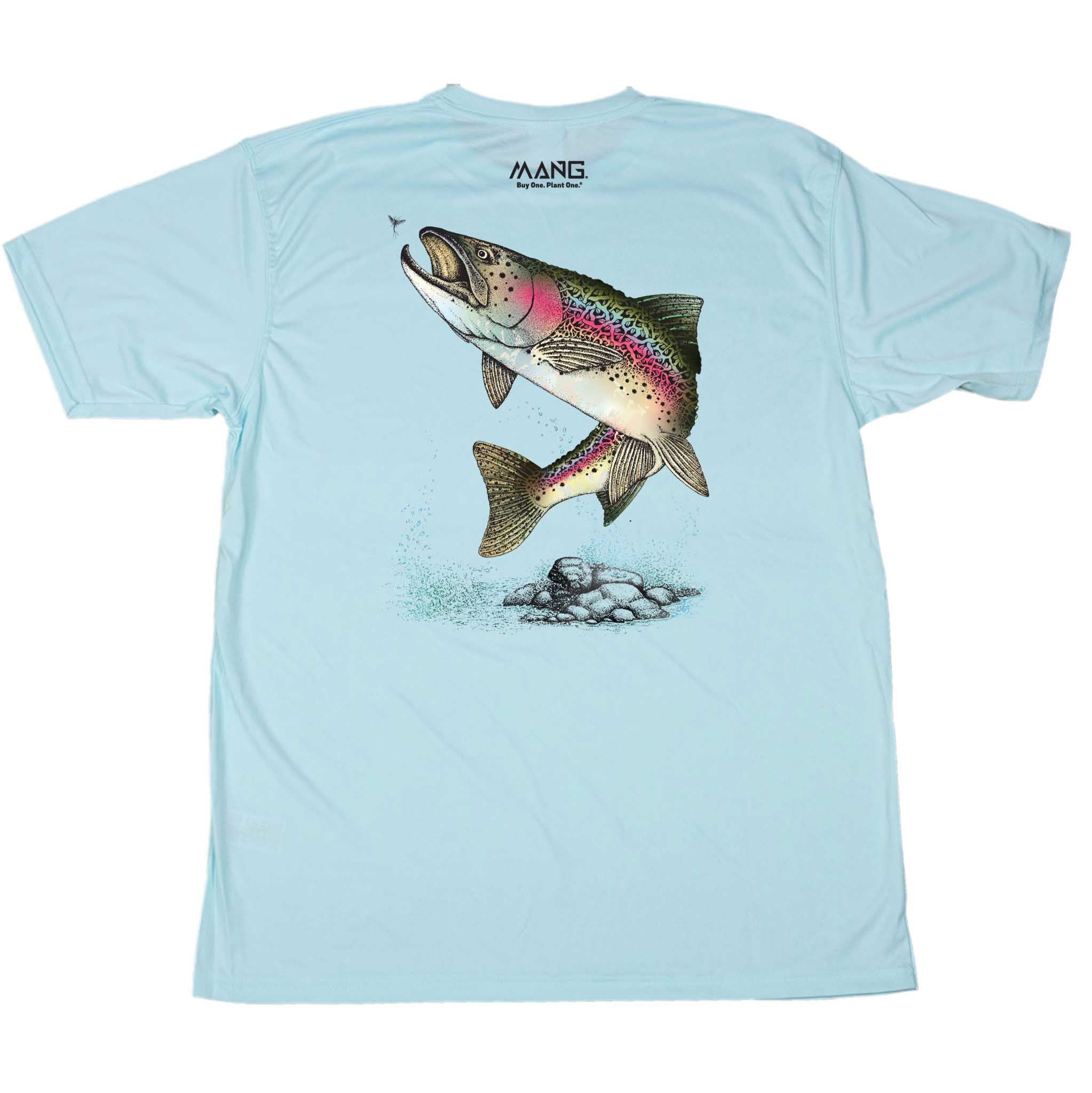 MANG Rainbow Trout MANG - SS - XS-Arctic Blue