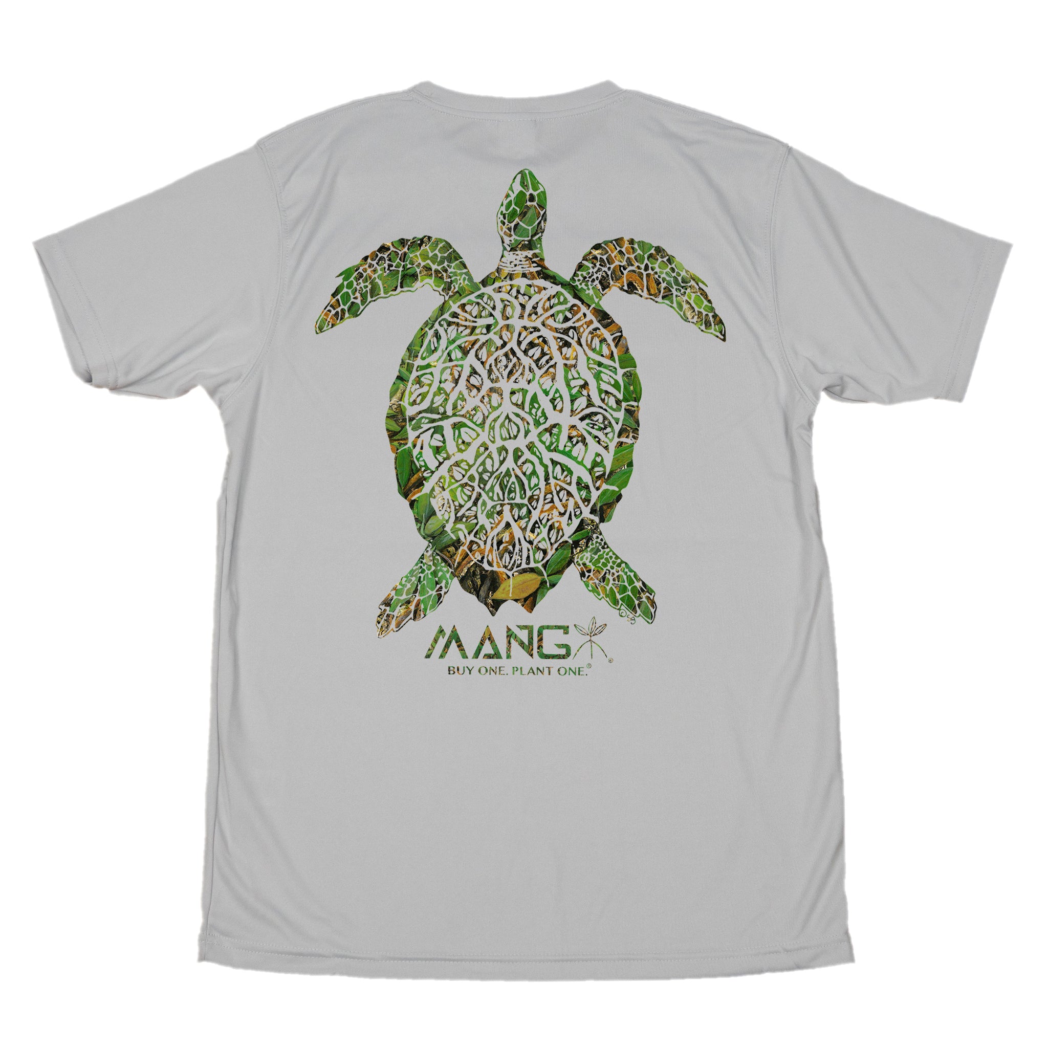 Men's Grassy Turtle Short Sleeve UPF 50 Sun Shirt | MANG Gear