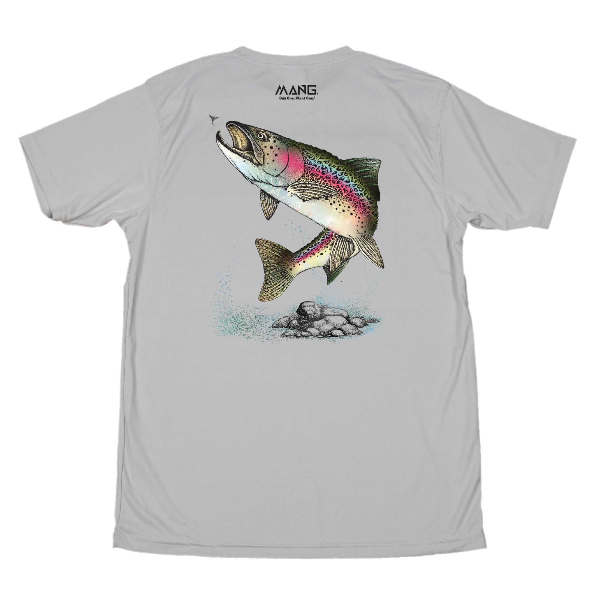 Men's Rainbow Trout Performance Shortsleeve Shirt | MANG Gear