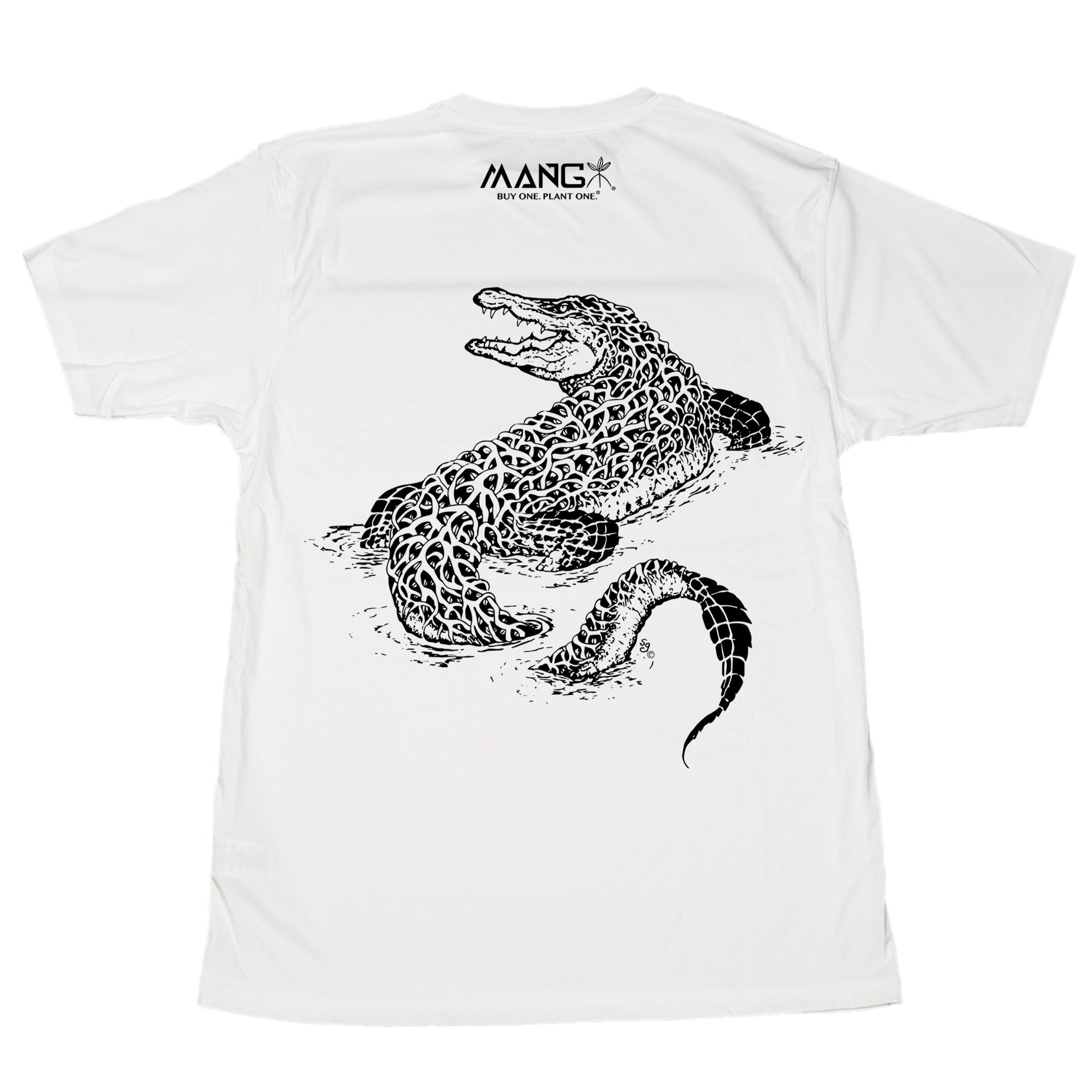 Men's Alligator Short Sleeve UPF 50 Sun Shirt