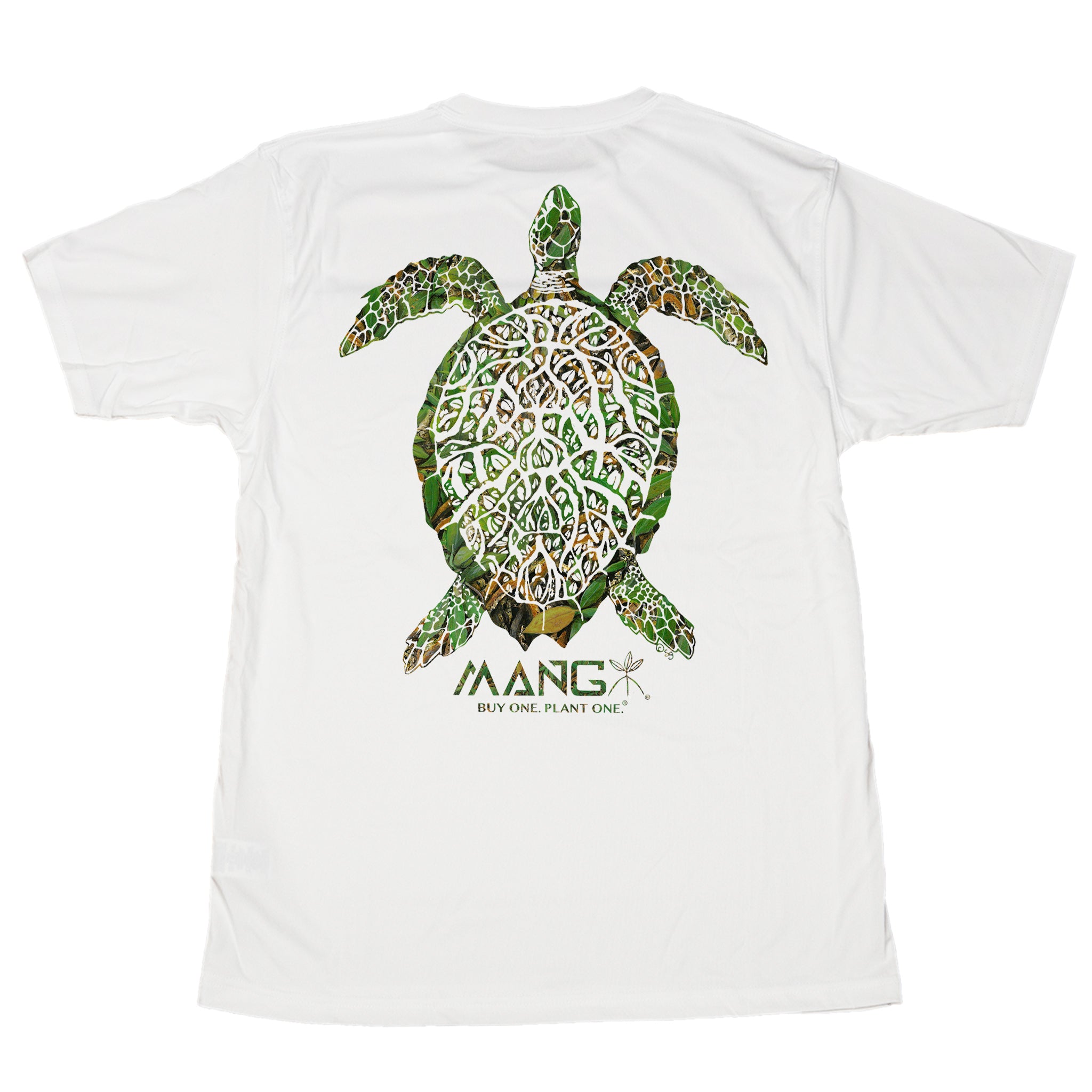 Men's Grassy Turtle Short Sleeve UPF 50 Sun Shirt | MANG Gear