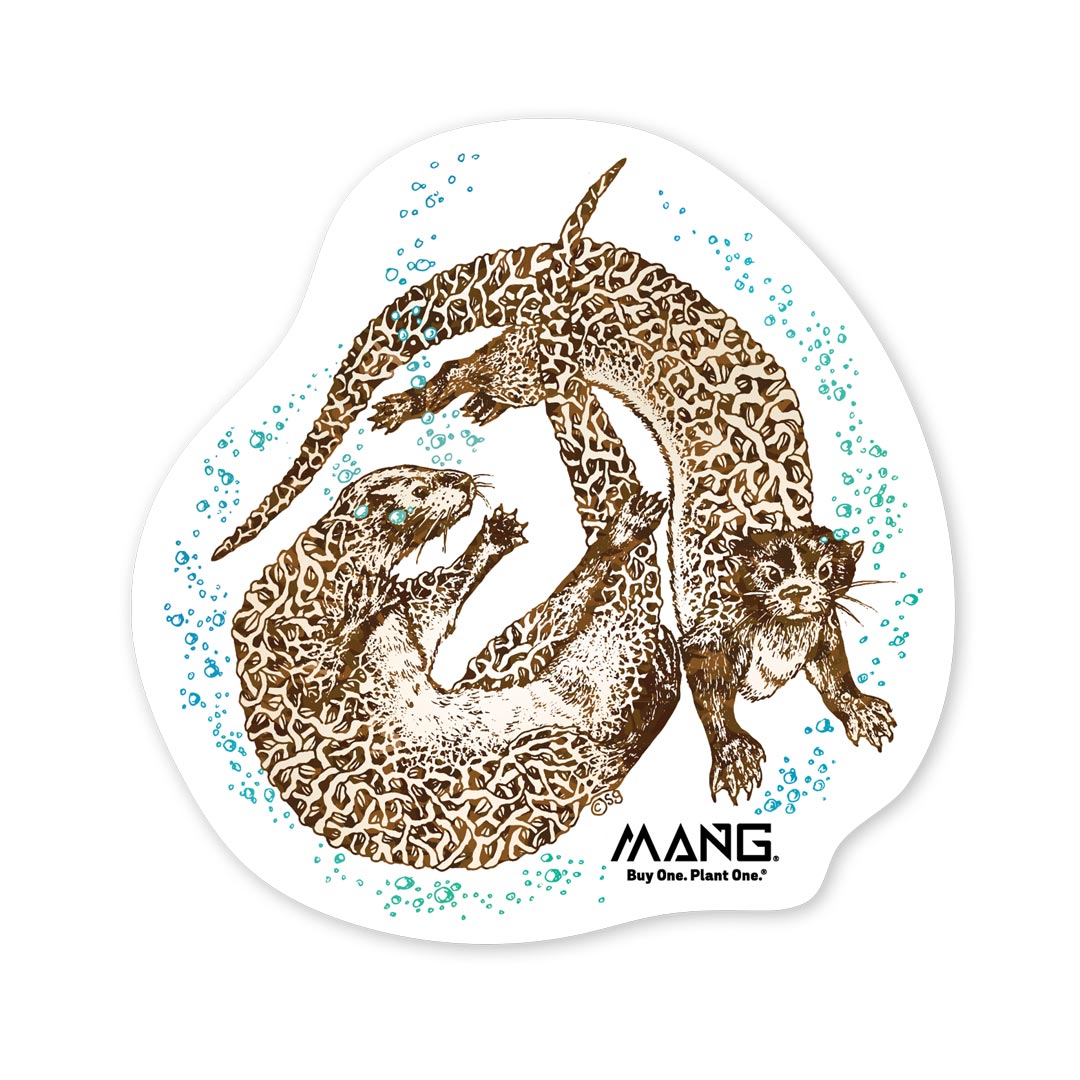 MANG River Otter MANG - Sticker - -