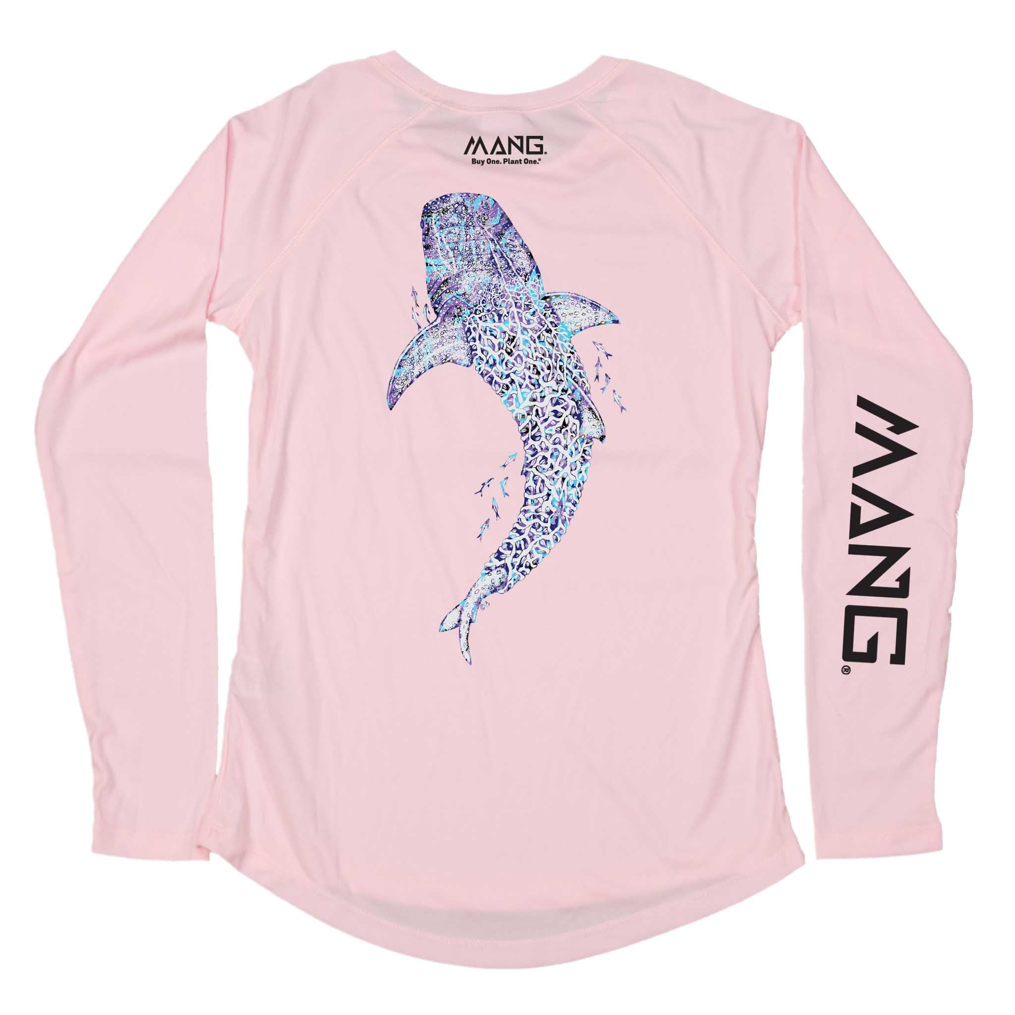 MANG Whale Shark MANG - Women's - LS - XS-Pink