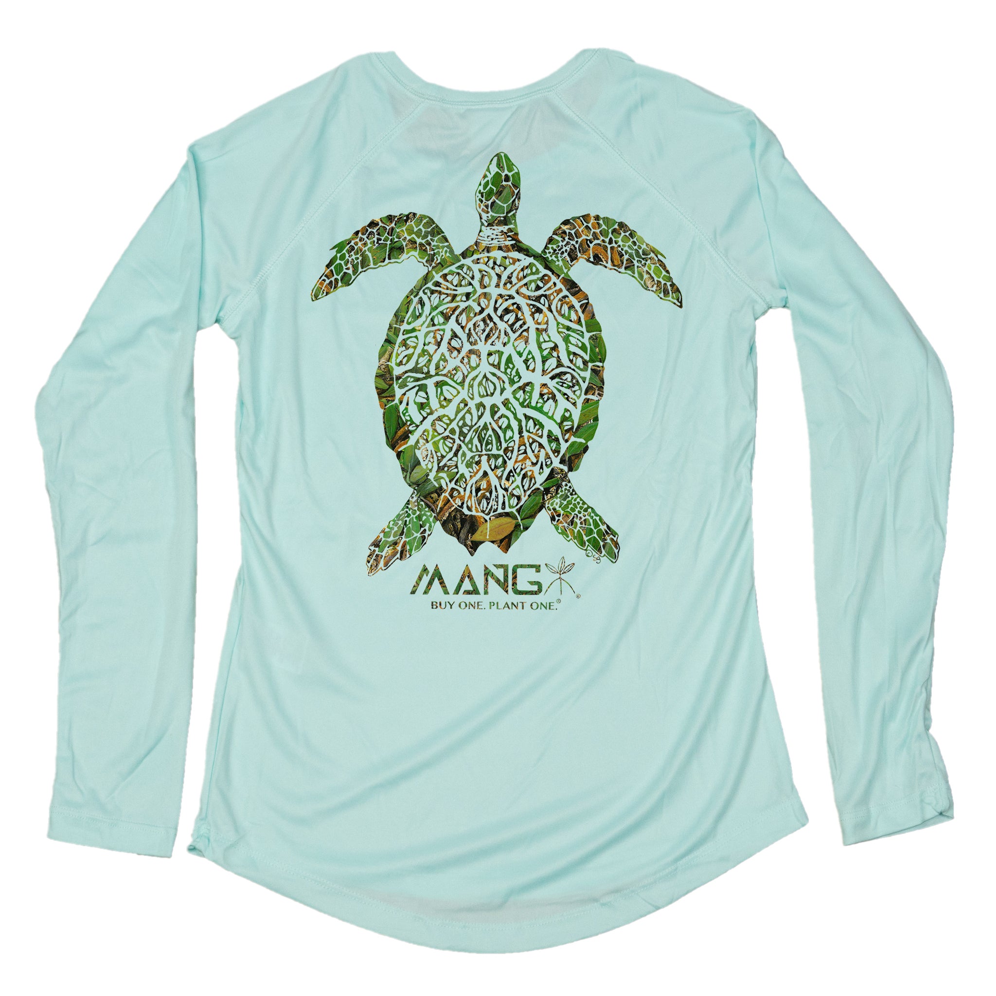 MANG Grassy Turtle - Women's - LS - XS-Seagrass
