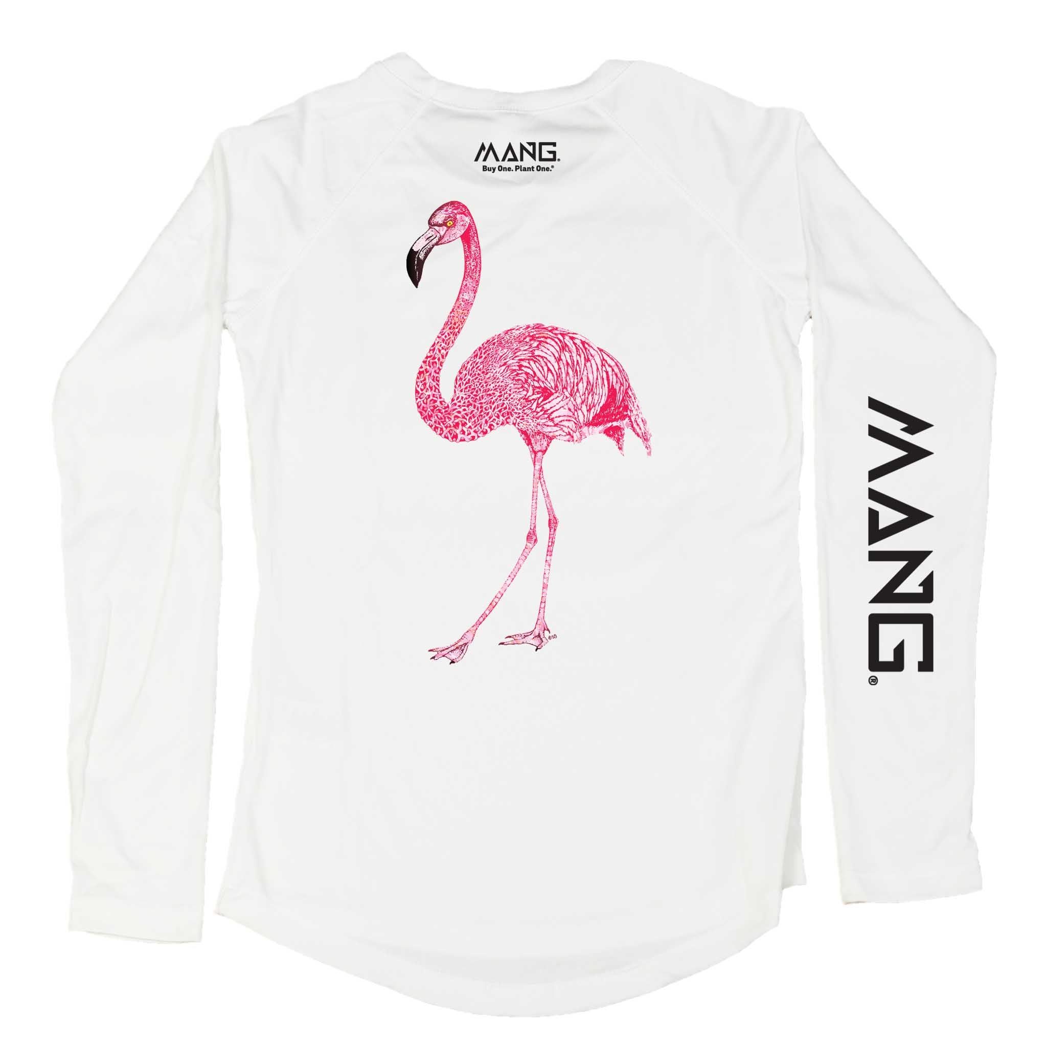 MANG Flamingo MANG - Women's - LS - XS-White