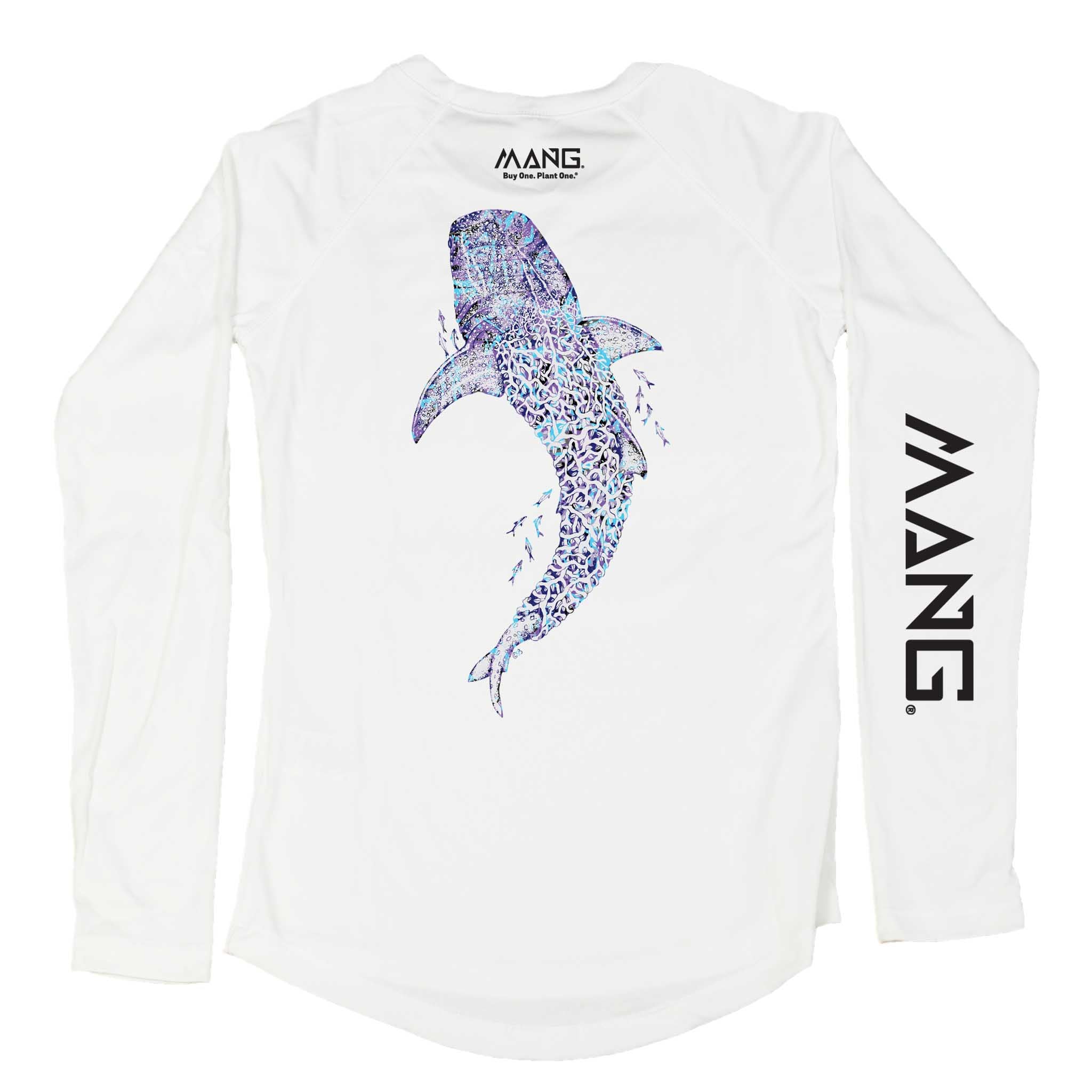 MANG Whale Shark MANG - Women's - LS - XS-White