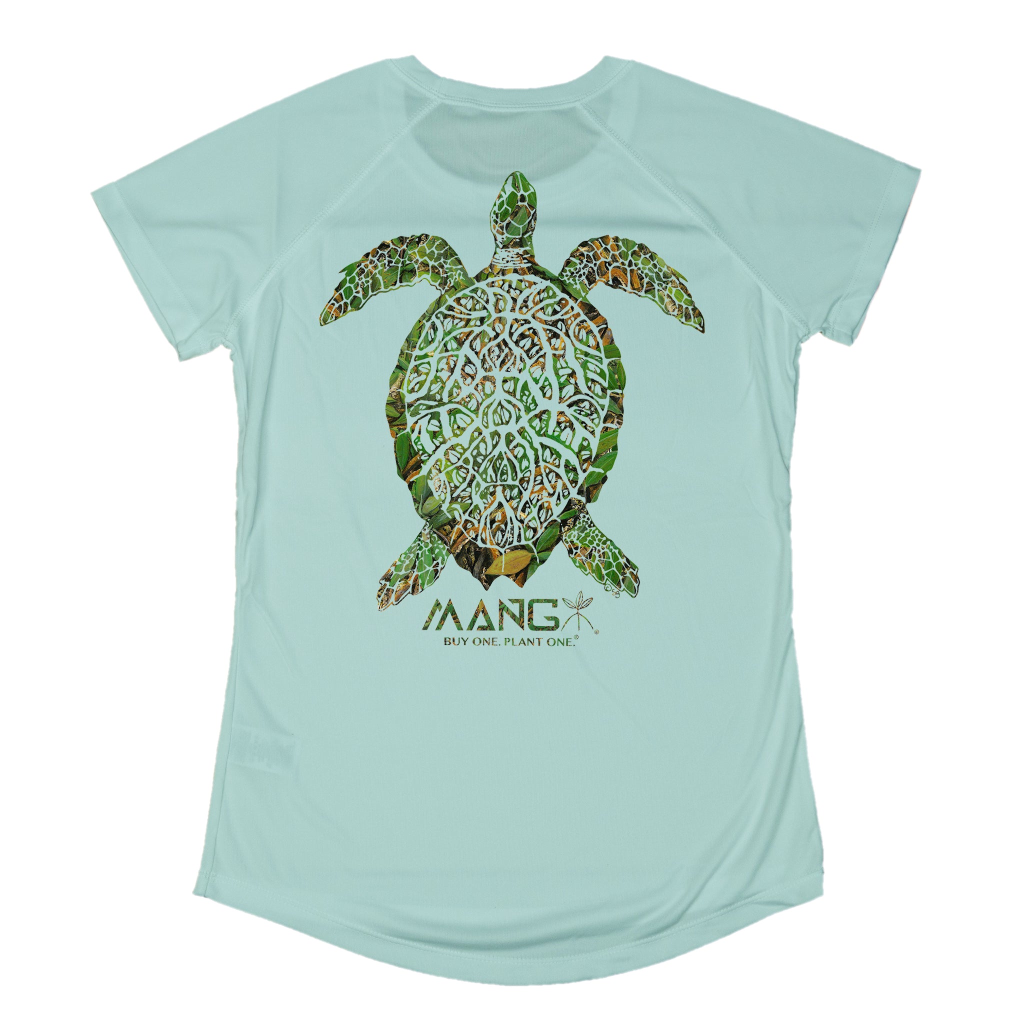 MANG Grassy Turtley - Women's - SS - XS-Seagrass