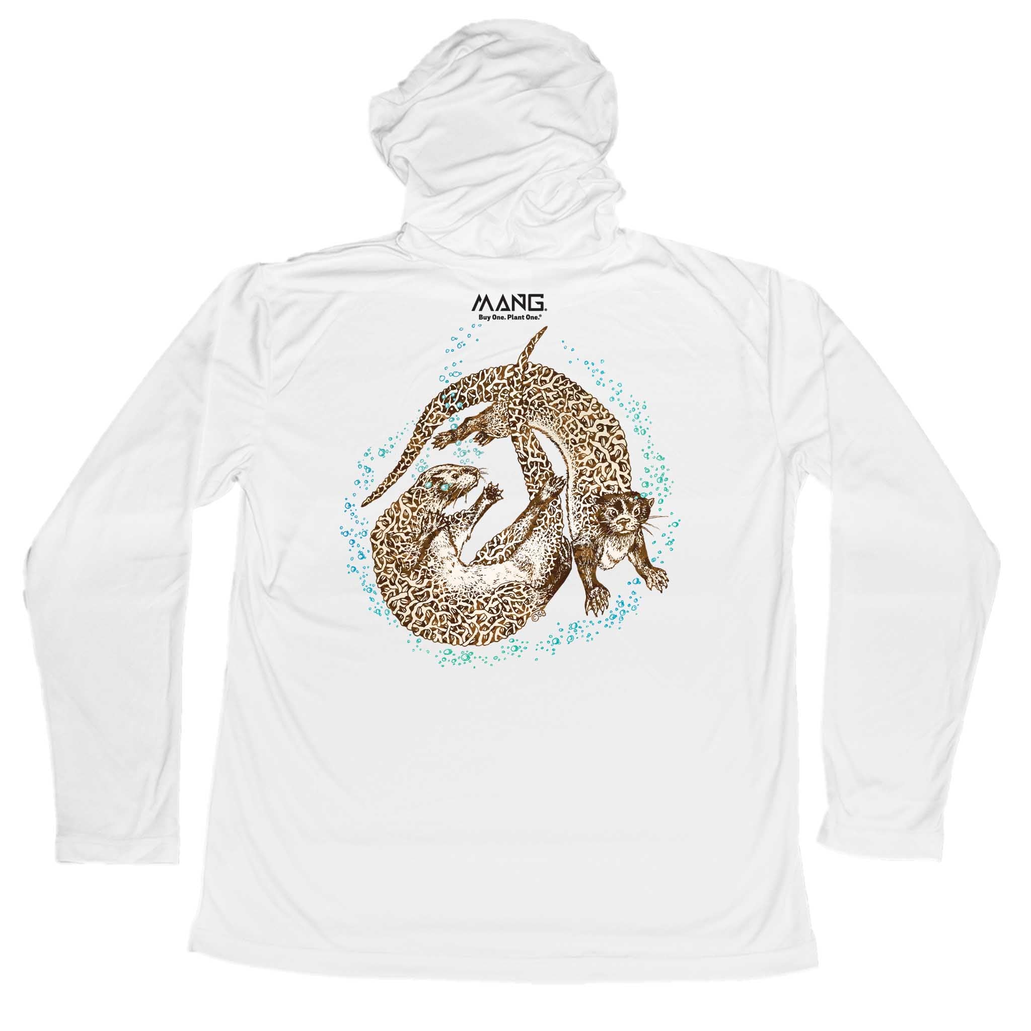 MANG River Otter MANG - Youth - Hoodie - YXS-White