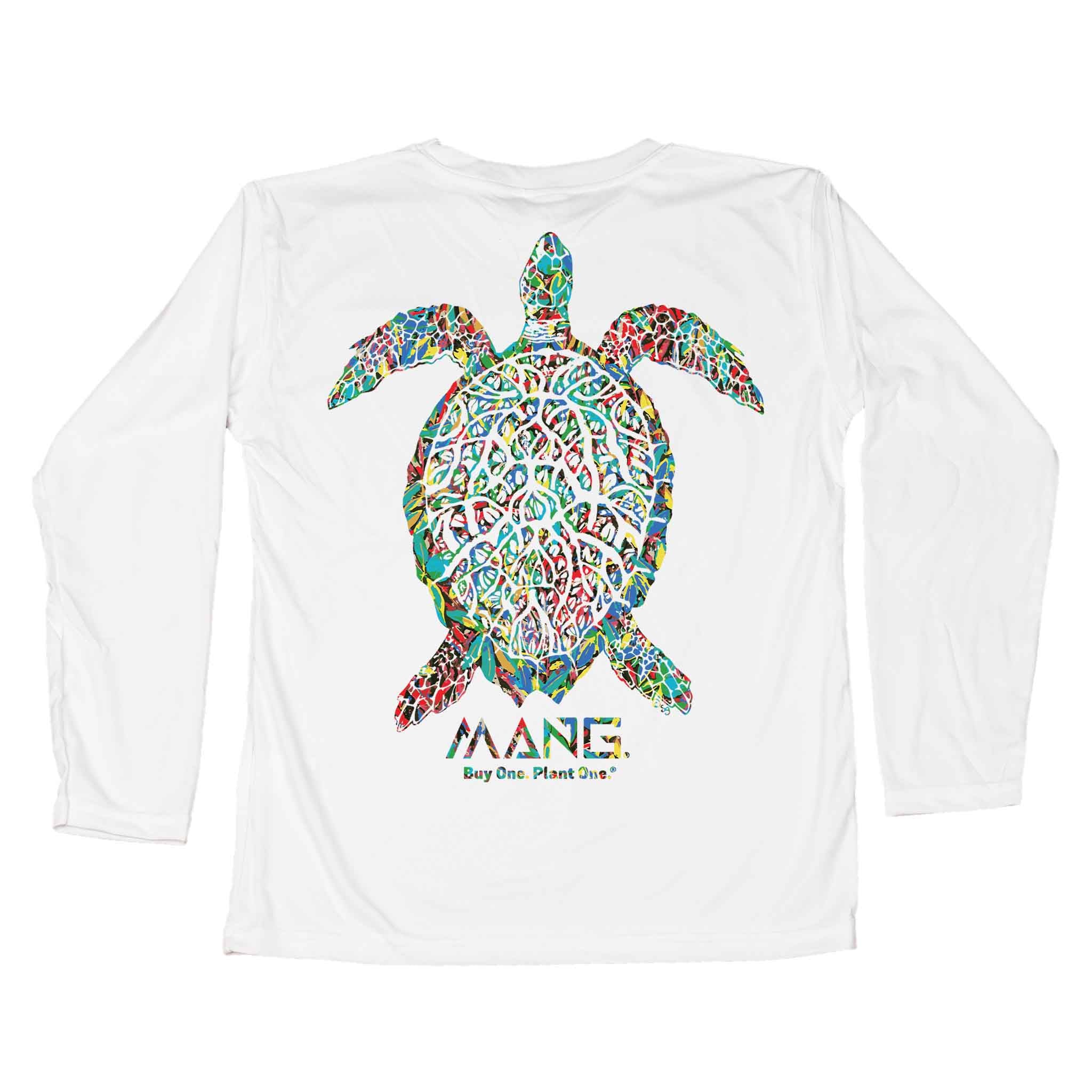 MANG Planting Hope Turtle Youth LS - YS-White