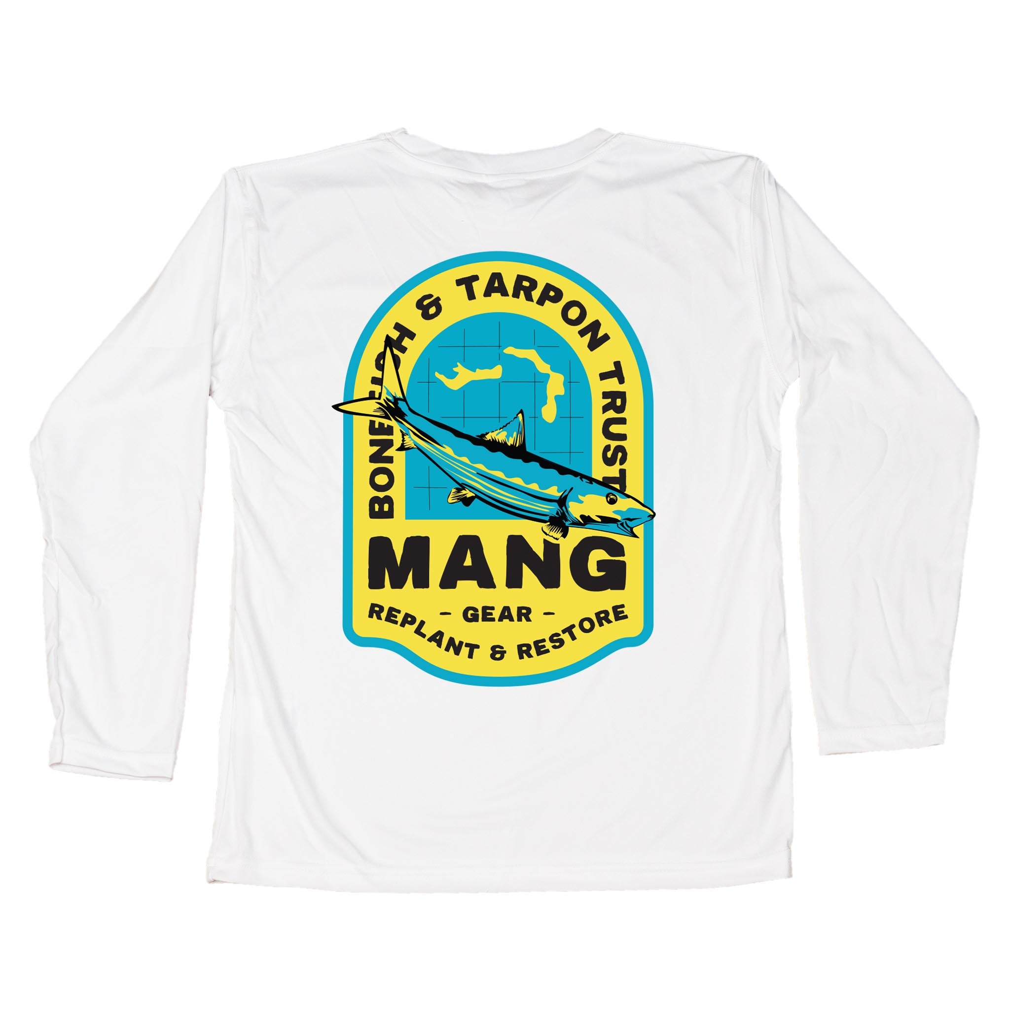 MANG Gear Bahamas Restoration Bonefish - Hoodie Pearl Gray - Size - XXL